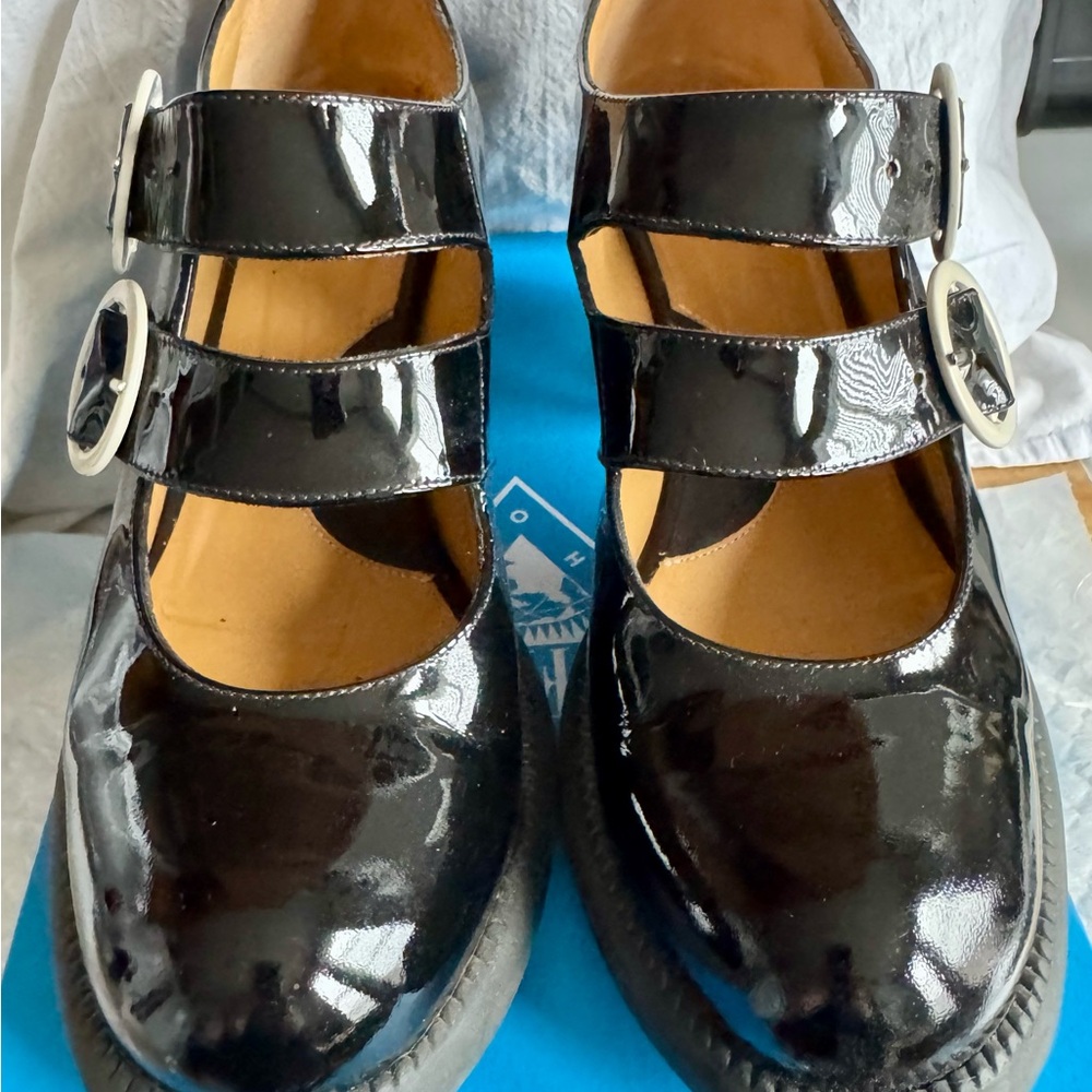 John Fluevog Go Groovy Aubrey Black - Picture 3 of 13